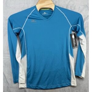 Mizuno Elite Newport Volleyball V-Neck Long Sleeve Shirt Women's Size M NWT